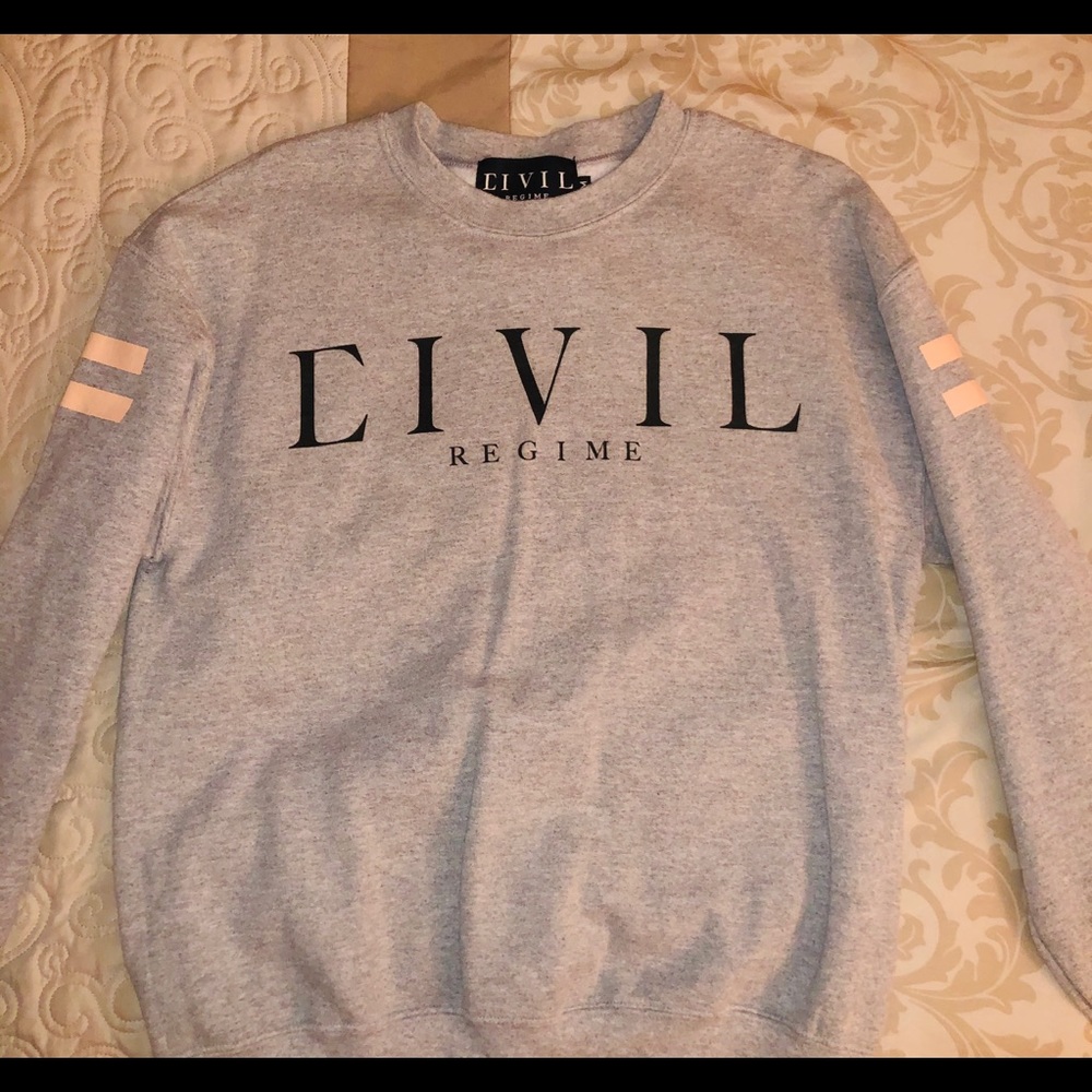 CIVIL Regime Gray Pullover